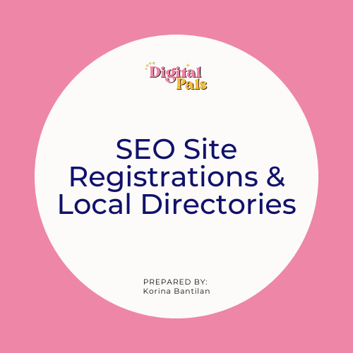 SEO Site Registrations & Local Directories